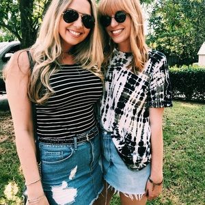 Tie Dye Backless Boutique Top